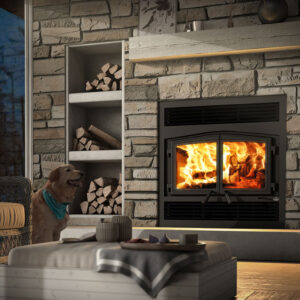 STRATFORD II WOOD FIREPLACE