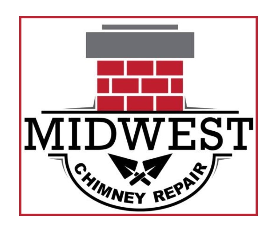 Damaged chimney crown before repair by Midwest Chimney Repair