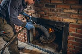 Damaged chimney crown before repair by Midwest Chimney Repair