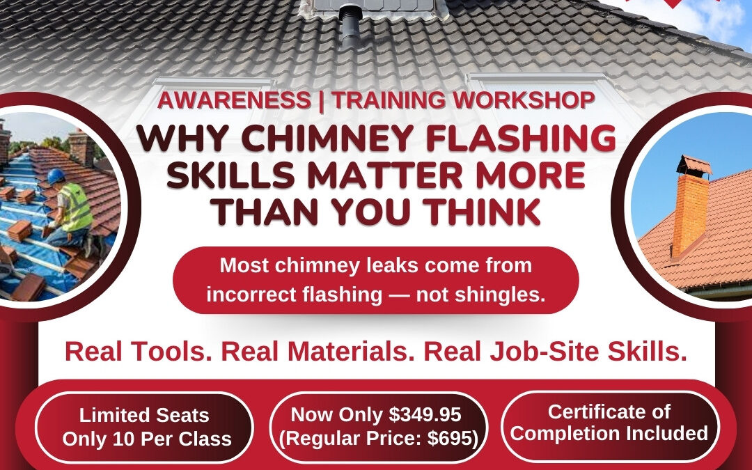 Master Chimney Flashing the Right Way: Join Our Chimney Flashing Training Workshop